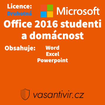 Microsoft Office 2016 pro studenty a domácnosti...