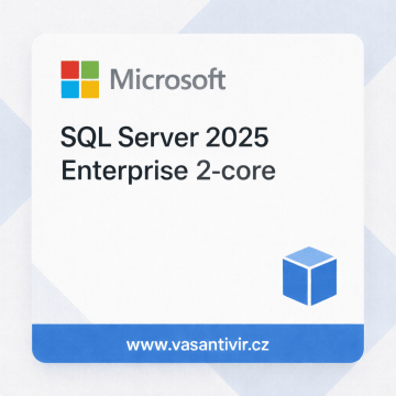 Microsoft SQL Server 2025 Enterprise 2-core, nová