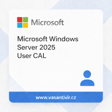 Microsoft Windows Server 2025 - 1 User CAL, nová